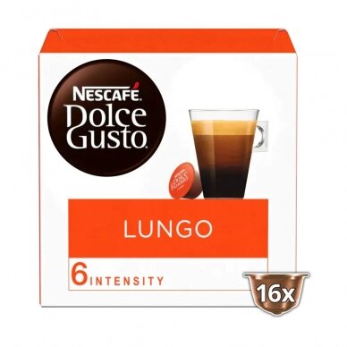 Kavos kapsulės NESCAFÉ Dolce Gusto "Lungo" 1