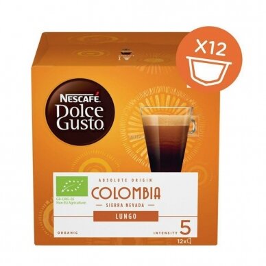 Kavos kapsulės NESCAFÉ Dolce Gusto Lungo Colombia