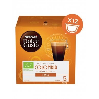 Kavos kapsulės NESCAFÉ Dolce Gusto "Lungo Colombia"