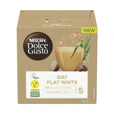 Kavos kapsulės NESCAFÉ Dolce Gusto "Oat Flat White" (galioja iki 2022.05.30)