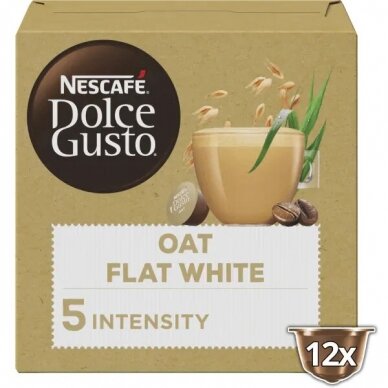 Kavos kapsulės NESCAFÉ Dolce Gusto Oat Flat White  1