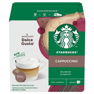 Kavos kapsulės Starbucks Dolce Gusto "Cappuccino"