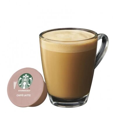 Kavos kapsulės Starbucks Dolce Gusto "Caffe Latte" 2