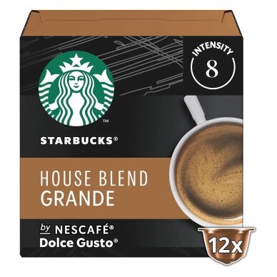 Kavos kapsulės Starbucks Dolce Gusto "House Blend" 1