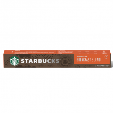 Kavos kapsulės, tinkančios Nespresso kavos aparatams Starbucks Breakfast Blend 10 vnt. 1