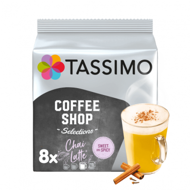 Kavos kapsulės Tassimo "Coffee Shop Selections Chai Latte" 8 kap.