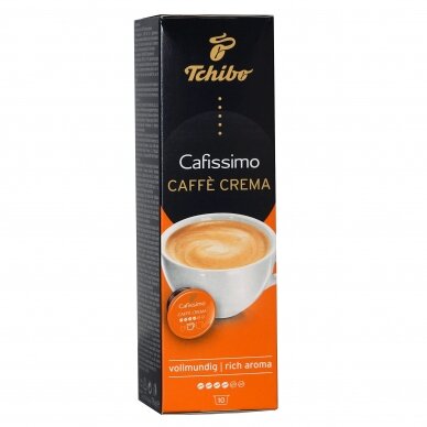 Kavos kapsulės Tchibo Cafissimo Caffe Crema Rich 10 kap.