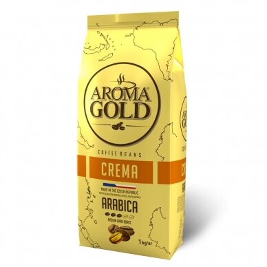 Kavos pupelės Aroma Gold Crema, 1 kg