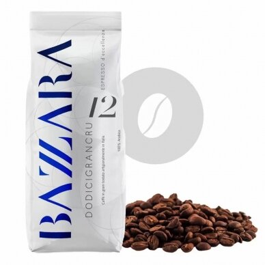 Kavos pupelės Bazzara Dodicigrancru, 1 kg 1