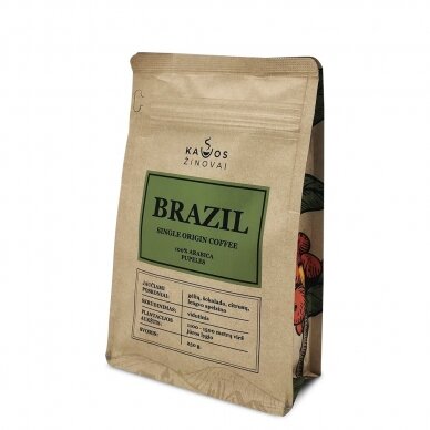 Kavos Pupelės Brazil Single Origin, 250 g 2