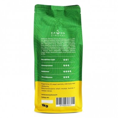 Kavos pupelės "Brazil Yellow Bourbon Fazenda Rainha" 1kg. 2