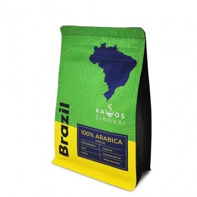 Kavos pupelės "Brazil Yellow Bourbon Fazenda Rainha" 250g. 2