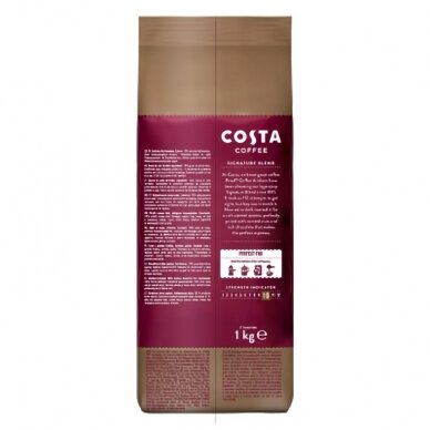 Kavos pupelės Costa "Signature Dark" 1kg. 1