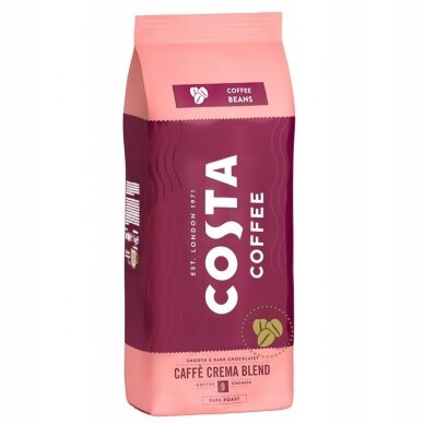 Kavos pupelės Costa "Caffe Crema Blend" 1kg.