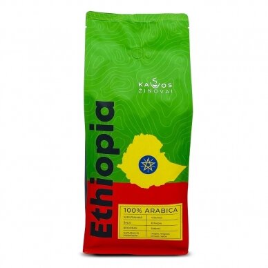 Kavos Pupelės "Ethiopia Sidamo" 1kg. 1