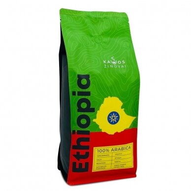 Kavos Pupelės "Ethiopia Sidamo" 1kg.