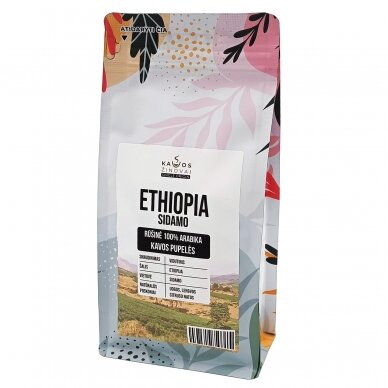 Kavos Pupelės Ethiopia Sidamo, 250 g 2