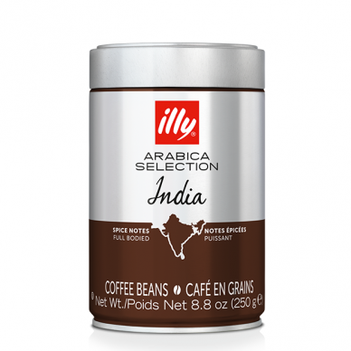 Kavos pupelės ILLY "India" 250g.