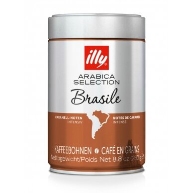 Kavos pupelės ILLY "BRAZIL" 250g.