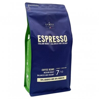 Kavos pupelės Kavos Žinovai Espresso Italiano, 1 kg 2