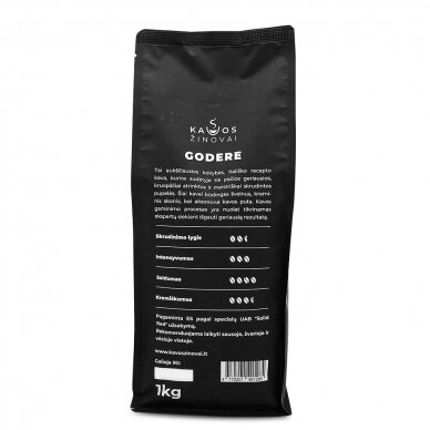 Kavos pupelės Kavos Žinovai "Godere" 1kg 3