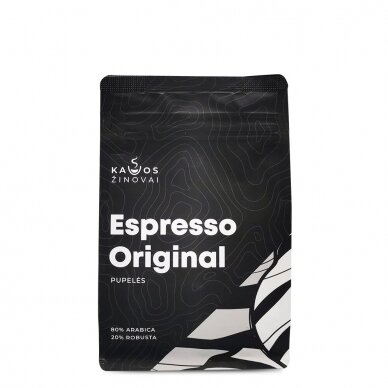 Kavos pupelės Kavos Žinovai "Original" 250g. 2