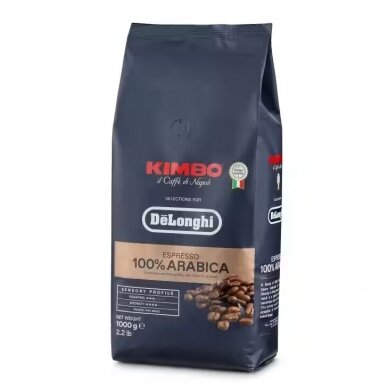 Kavos pupelės Kimbo De'Longhi 100 % Arabica, 1 kg