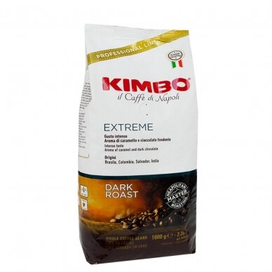 Kavos pupelės Kimbo "Extreme" 1kg.