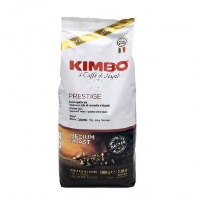 Kavos pupelės Kimbo "Prestige" 1kg. 2
