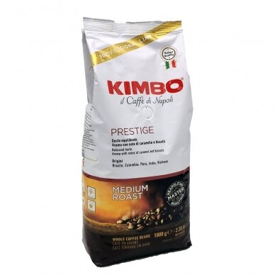 Kavos pupelės Kimbo "Prestige" 1kg.