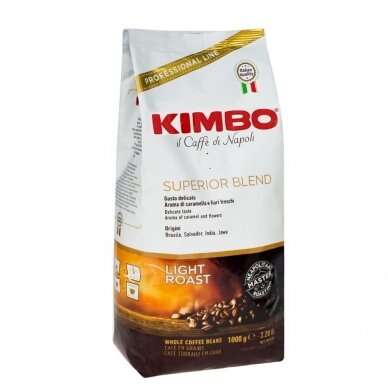 Kavos pupelės Kimbo "Superior Blend" 1kg.