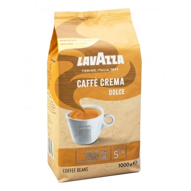 Kavos pupelės Lavazza Caffe crema Dolce, 1 kg