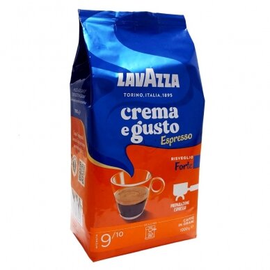 Kavos pupelės Lavazza Crema e Gusto Espresso Forte, 1 kg