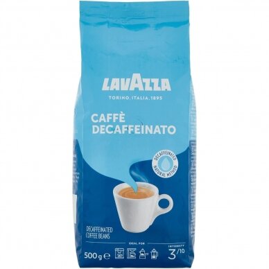 Kavos pupelės Lavazza Dek, 500 g