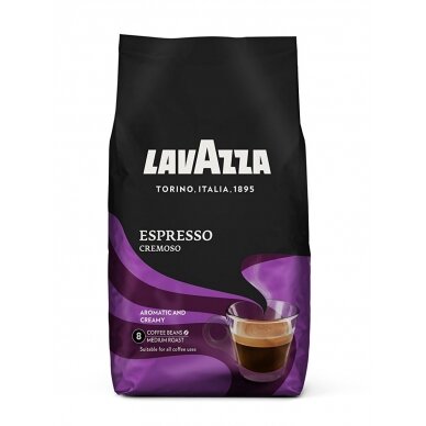 Kavos pupelės Lavazza Espresso Cremoso, 1 kg