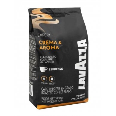Kavos pupelės Lavazza Expert Crema e Aroma, 1 kg
