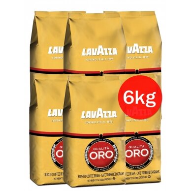 Kavos pupelės Lavazza Qualita Oro, 6 kg