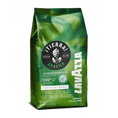 Kavos pupelės Lavazza "Tierra Brasile Intenso" 1kg