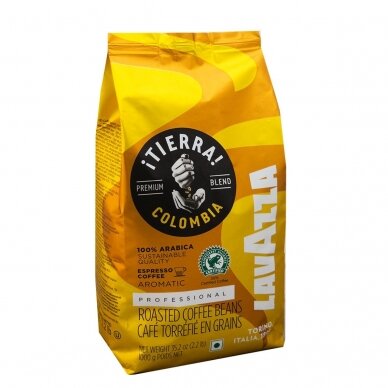 Kavos pupelės Lavazza Tierra Columbia, 1 kg