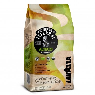 Kavos pupelės Lavazza "Tierra Alteco Bio-Organic" 1kg