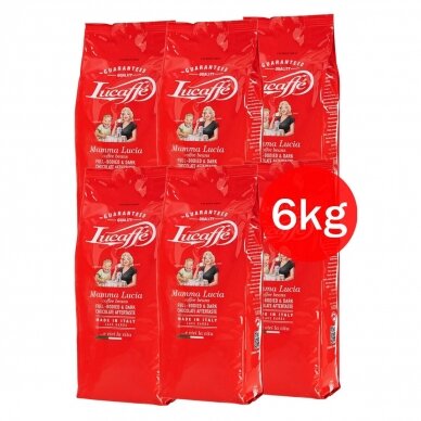 Kavos pupelės Lucaffe Mamma Lucia, 6 kg