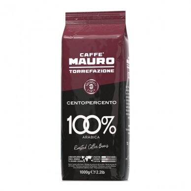 Kavos pupelės Mauro "Centopercento" 1kg