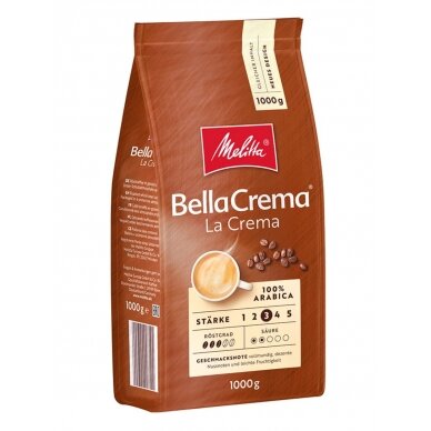 Kavos pupelės Melitta BellaCrema La Crema, 1 kg