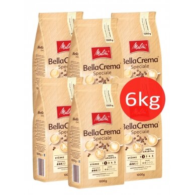 Kavos pupelės Melitta "BellaCrema Speciale" 6kg
