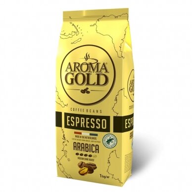 Kavos pupelės Aroma Gold Espresso, 1 kg