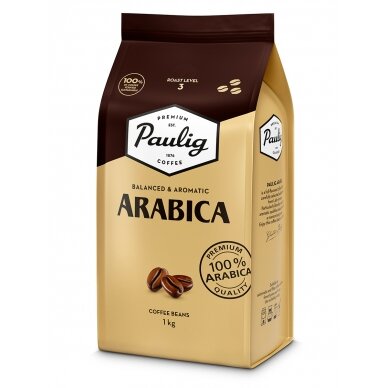 Kavos pupelės Paulig Arabica, 1 kg