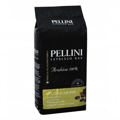 Kavos pupelės Pellini "Gran Aroma" 1kg.