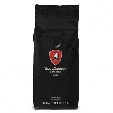 Kavos pupelės Tonino Lamborghini BLACK, 1 kg