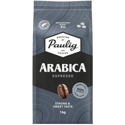 Kavos pupelės Paulig Arabica Espresso, 1 kg 1