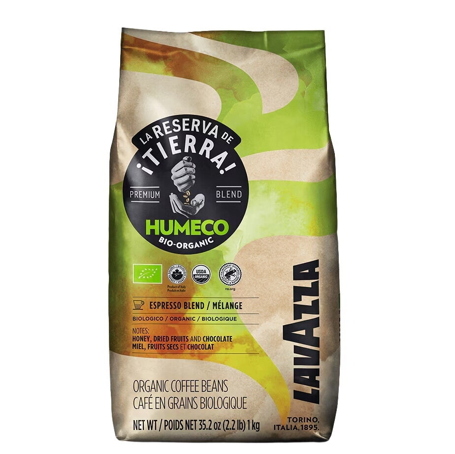 Kavos pupelės Lavazza Tierra Humeco Bio-Organic Espresso, 1 kg Kavos pupelės Lavazza Tierra Humeco Bio-Organic Espresso, 1 kg